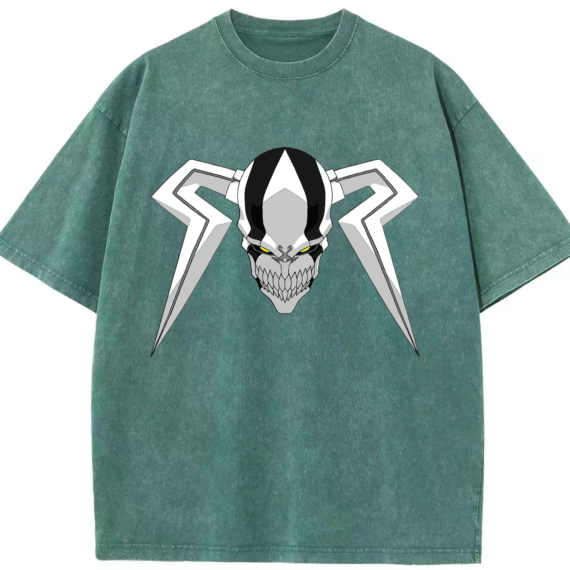 （画像用） ブリーチ 黒崎一護（くろさき いちご）BLEACH Kurosaki Ichigo 綿100% ヴィンテージ風 半袖Tシャツ（フロントプリント）